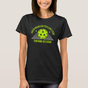 Teamname Club Liga Custom Pickleball T-Shirt
