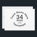 Teamname hier Name Turnierjahr hinzufügen Feiertagskarte<br><div class="desc">Gestaltung</div>