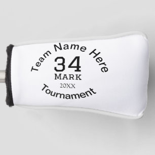 Teamname hier Name Turnierjahr hinzufügen Golf Headcover