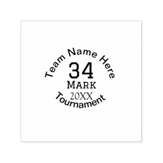 Teamname hier Name Turnierjahr hinzufügen Permastempel