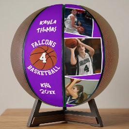 Teamname und -nummer der benutzerdefinierten Foto  Basketball
