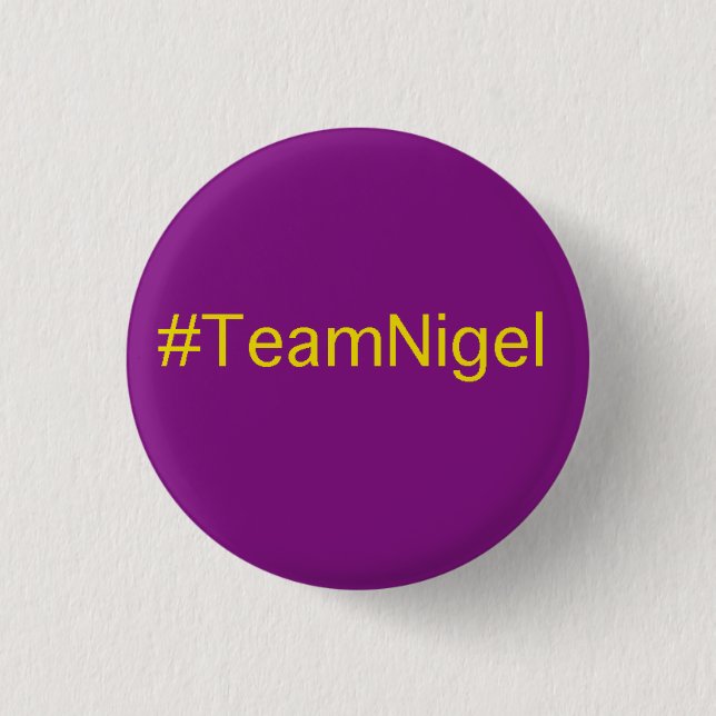 TeamNigel Abzeichen Button (Vorderseite)