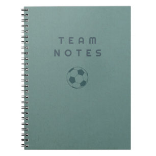 Teamnotizen - Fußball Notizblock