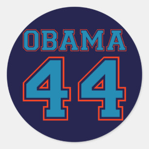 Teamobama Runder Aufkleber