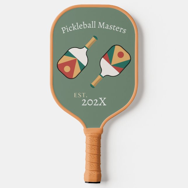 Teampickleball-Paddle personalisieren Pickleball Schläger (Rückseite)