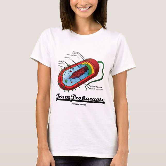 TeamProkaryote (Bakterien) T-Shirt (Vorderseite)