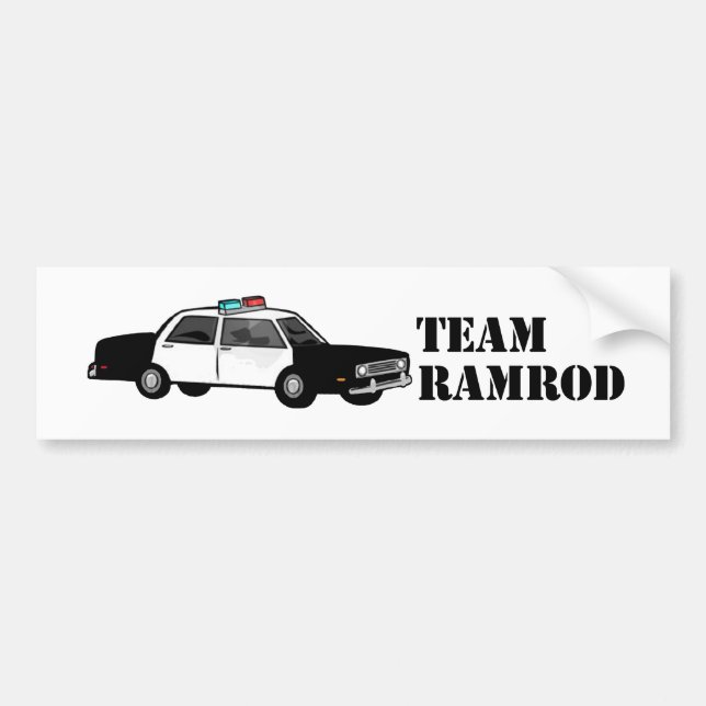 TeamRamrod Autoaufkleber (Vorne)