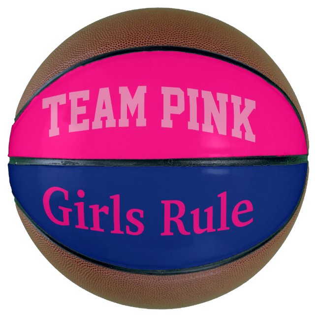 Teamrosa Basketball (Vorderseite)