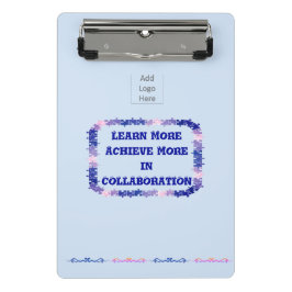 Teamwork Blue and Pink Clipboard Mini Klemmbrett