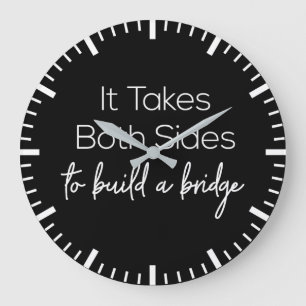 Teamwork Corporation Motivierend Große Wanduhr