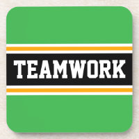 TEAMWORK Fun Hellgrüner 70er Racing Stripes