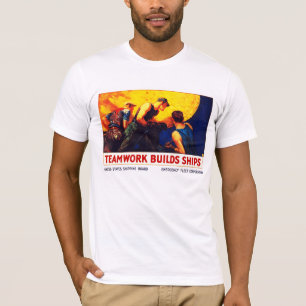 Teamwork-Gestalt-Schiffe T-Shirt
