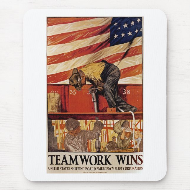 TeamWork gewinnt Mousepad (Vorne)