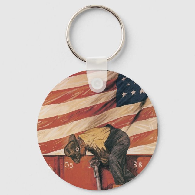 Teamwork gewinnt schlüsselanhänger (Vorderseite)