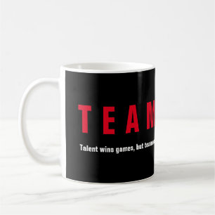 Teamwork Inspiration Motivierend Zitat Kaffeetasse