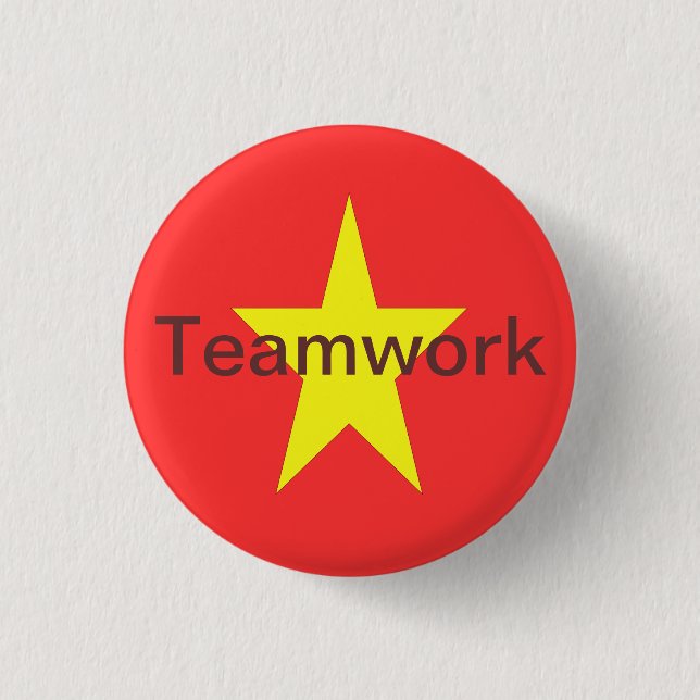 Teamwork-Knopf Button (Vorderseite)
