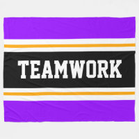 TEAMWORK Lila Schwarz-weiße Streifen