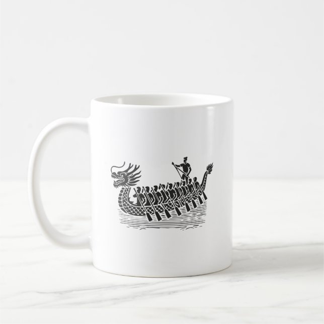 Teamwork macht den Stream funktionieren, Dragon Bo Kaffeetasse (Links)