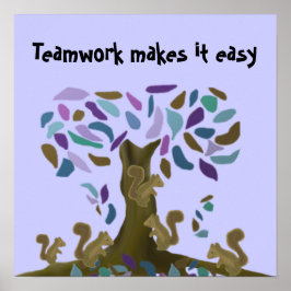 Teamwork macht es einfach poster