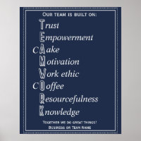 Teamwork Motivierend Acrostic