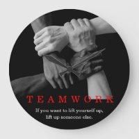 Teamwork Motivierend Inspiration-Quote-Hands