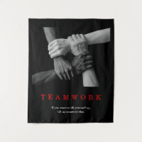 Teamwork Motivierend Inspiration-Quote-Hands