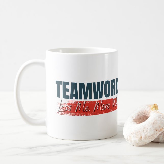 Teamwork Motivierend Mitarbeiter Corporate Gift Kaffeetasse (Mit Donut)