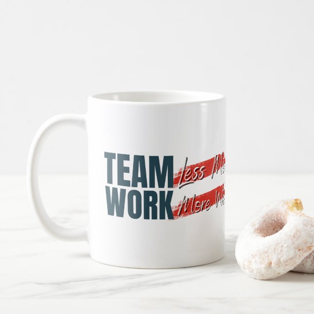 Teamwork Motivierend Office Corporate Gift Kaffeetasse (Mit Donut)