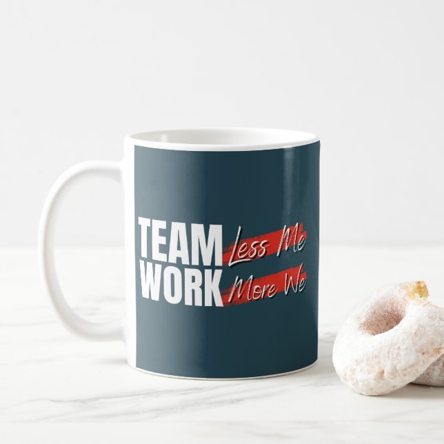 Teamwork Motivierend Office Corporate Gift Kaffeetasse (Mit Donut)