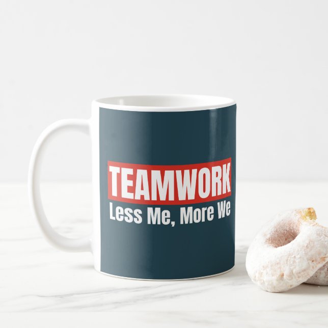 Teamwork Motivierend Office Corporate Gift Kaffeetasse (Mit Donut)