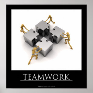 Teamwork Motivierend Poster
