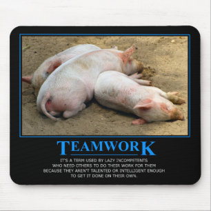 Teamwork mousepad