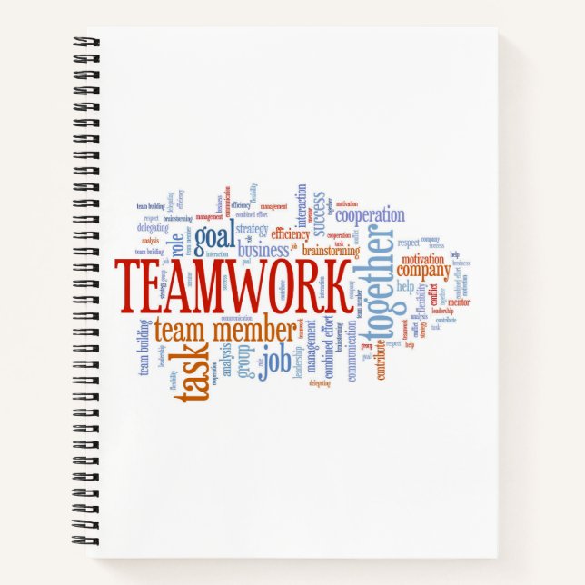 TEAMWORK NOTIZBUCH (Vorderseite)