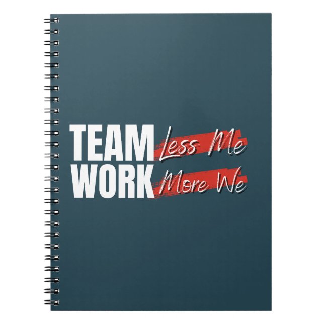 Teamwork Office Business Colleague Geschenke Notizblock (Vorderseite)