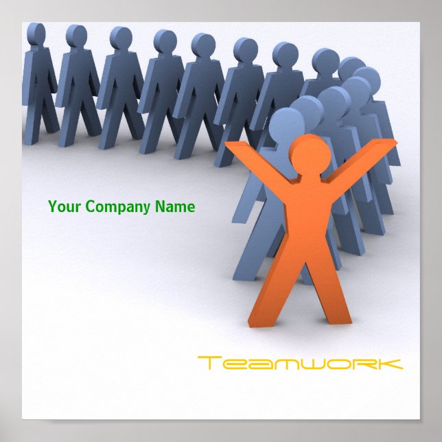 Teamwork Poster (Vorne)