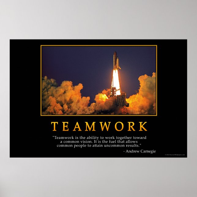 Teamwork Poster (Vorne)