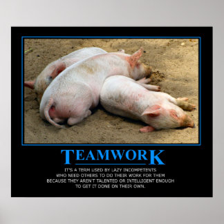 Teamwork-Poster Poster