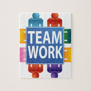 Teamwork-Tabelle Puzzle