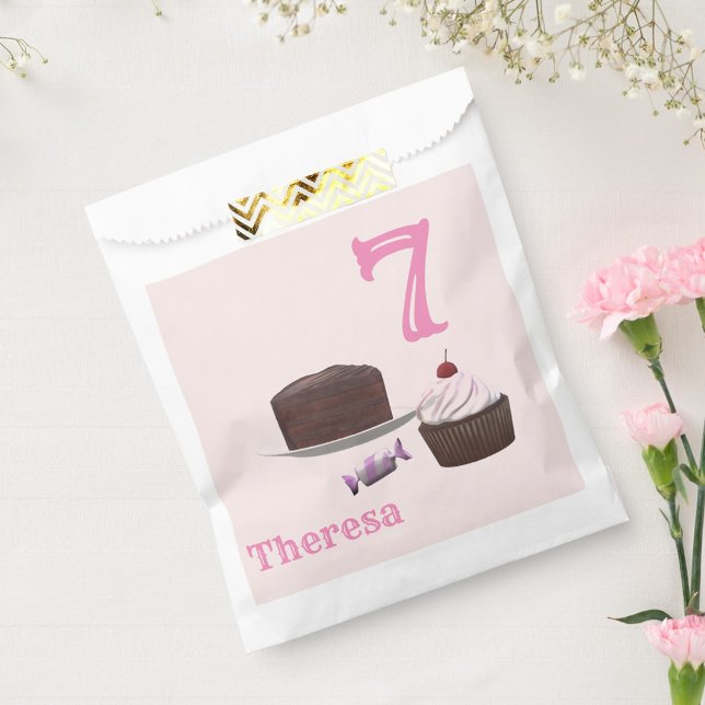 Teaparty Birthday Favor Bag Geschenktütchen (Von Creator hochgeladen)