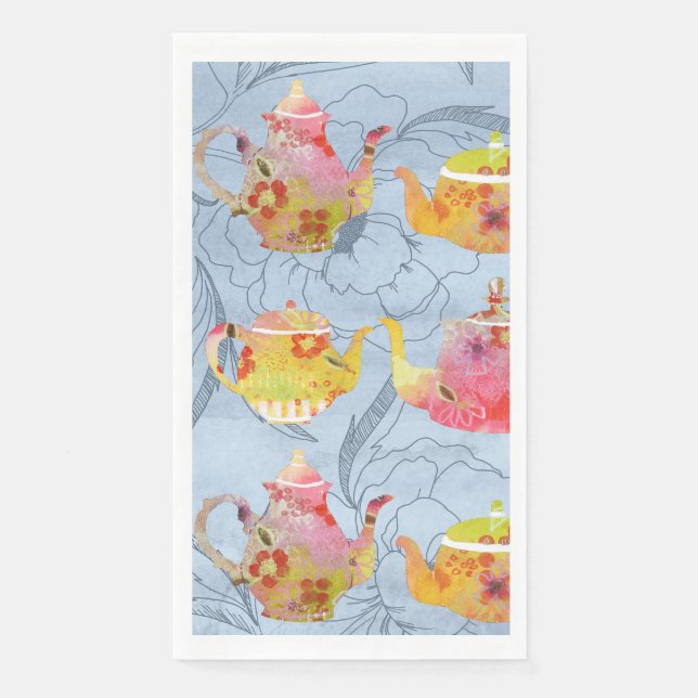 Teapot-Handtuch Serviette (Vorderseite)