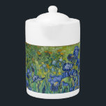 Teapot mit Van Gogh's Iren<br><div class="desc">Druck von Vogh's Iren</div>