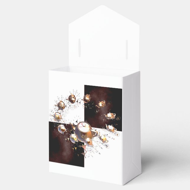 Teapot-Party Geschenkschachtel (Geöffnet)