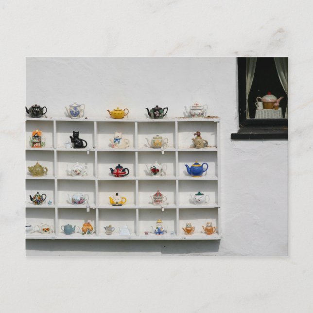 Teapotty in Devon Postkarte (Vorderseite)