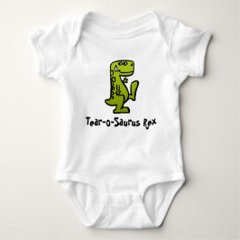Tear-o-Saurus Rex Charm Baby Strampler