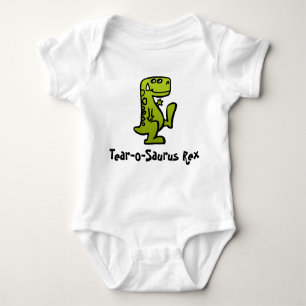 Tear-o-Saurus Rex Charm Baby Strampler