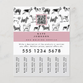 Tear-Off-Tags für Hunde Walker Grooming Dog Traine Flyer