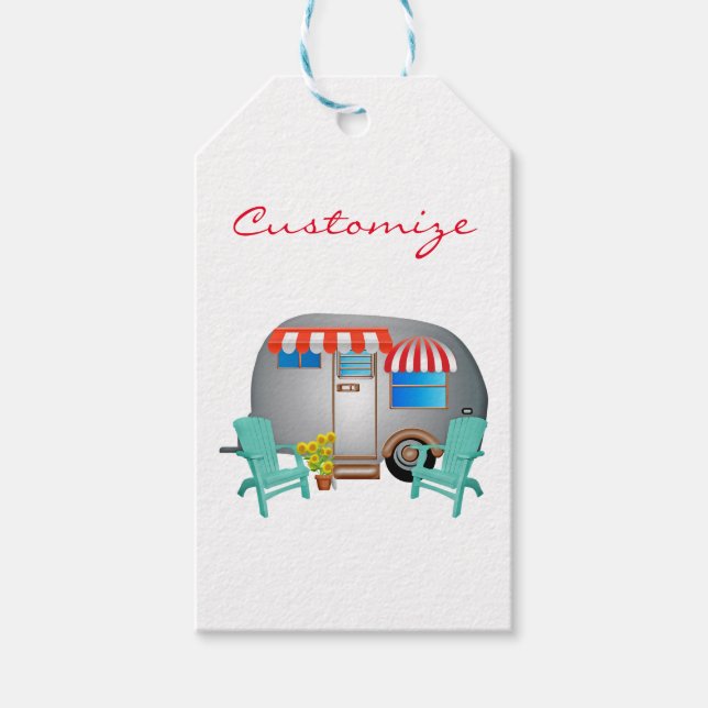 Teardrop Caravan Camper Thunder_Cove Geschenkanhänger (Vorderseite)