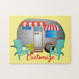 Teardrop Caravan Camper Thunder_Cove  Puzzle