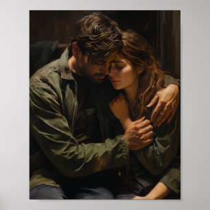 Tearful Wiedersehen Poster - Emotional and Touchin