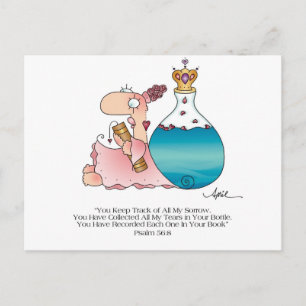 TEARS IN EINER FLASCHE Postkarte bis April McCallu